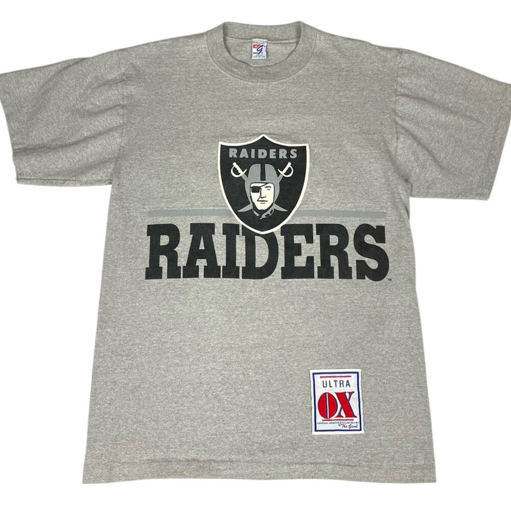 Vintage Raiders The Game Gray Ultra OX Patch T-Shirt